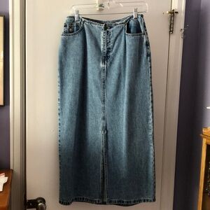 Denim skirt- midi length